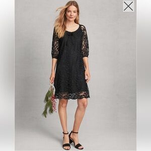 Garnet Hill Boheme Easy Lace Dress